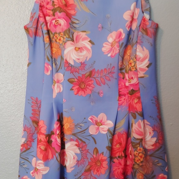 Vince Camuto Floral Dress Size 14 - Picture 4 of 14